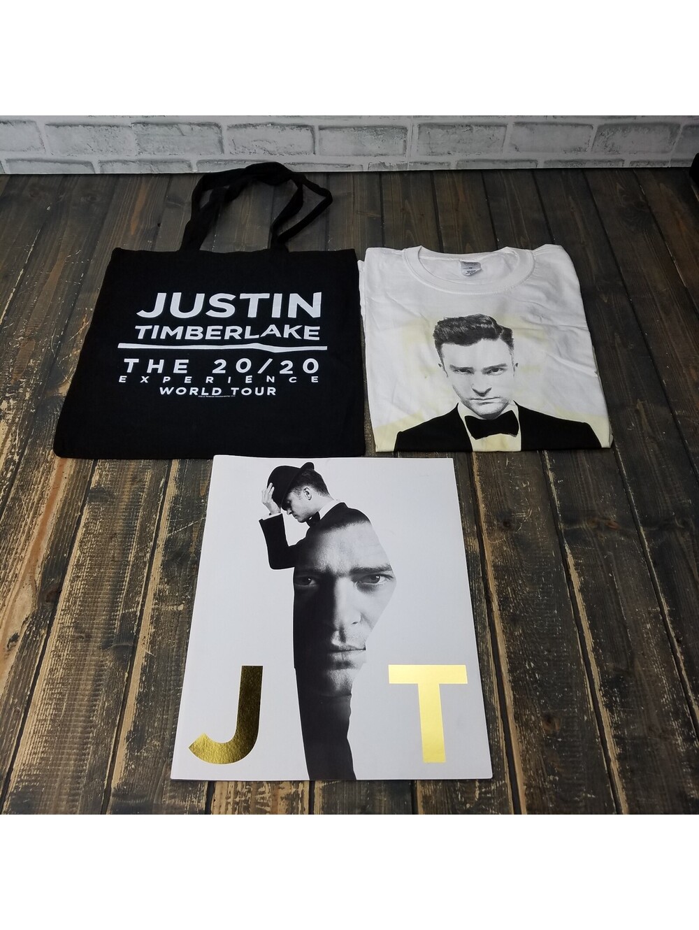 JUSTIN TIMBERLAKE THE 20/20 Experience Tour VIP Merch Shirt Tote Bag Program +